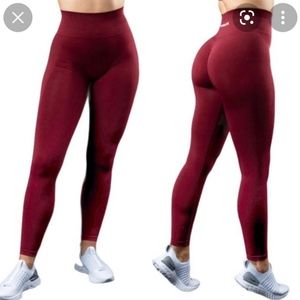 Alphalete Amplify Leggings Bordeaux